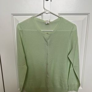 J. Crew 100% cashmere shirt Size large NWT